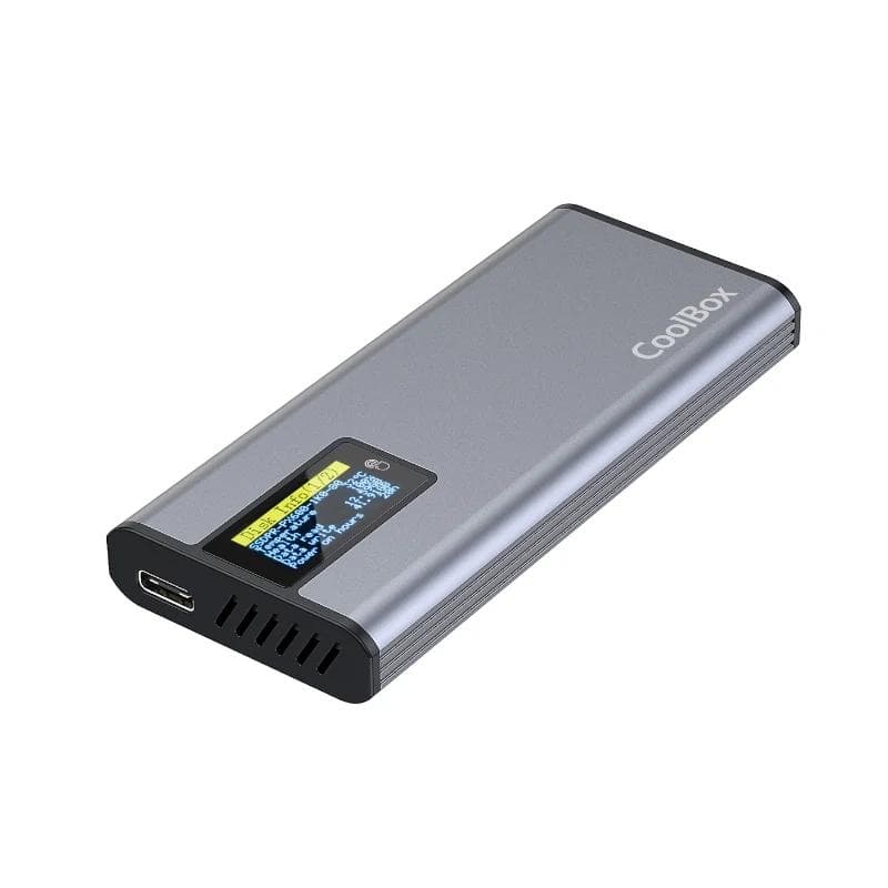 Coolbox CAJA SSD M.2 NVME / SATA LCD MINICHASE PS32