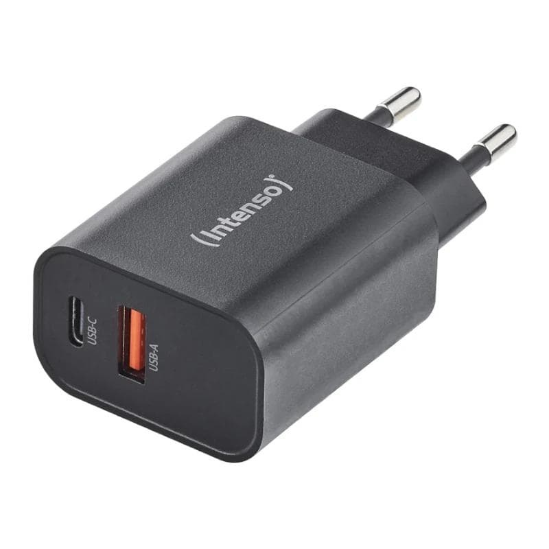 Intenso | Cargador pared GaN W30C USB-C Negro