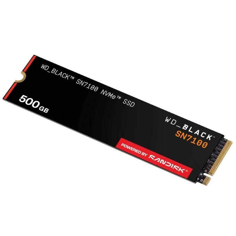 WD Black SN7100 SSD 500 GB PCIe Gen4x4 6800 MB-s