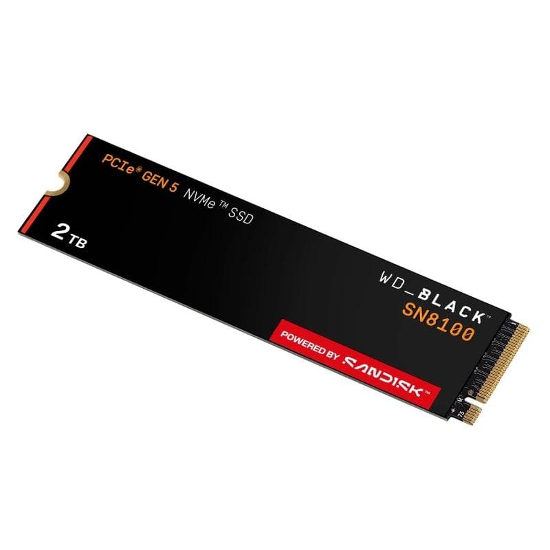 WD Black SN8100 SSD 2 TB PCIe Gen5x4 14900 MB-s