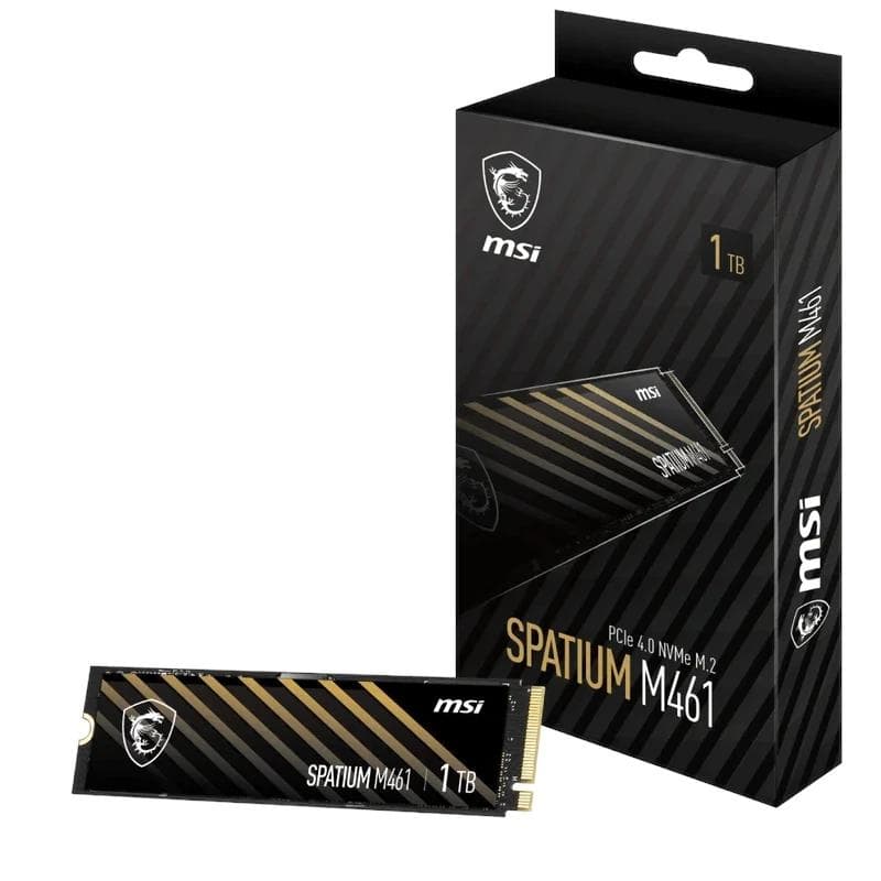 MSI SSD Spatium M461 1 TB PCIe 4.0 NVMe 5000 MB-s