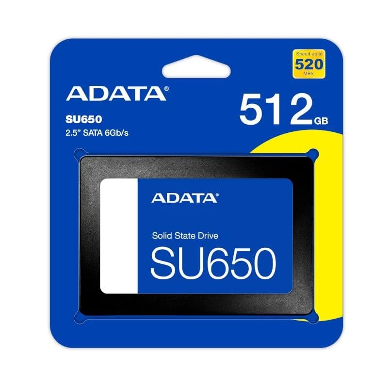 ADATA SSD Ultimate SU650 512 GB 3D NAND 2,5" SATA3