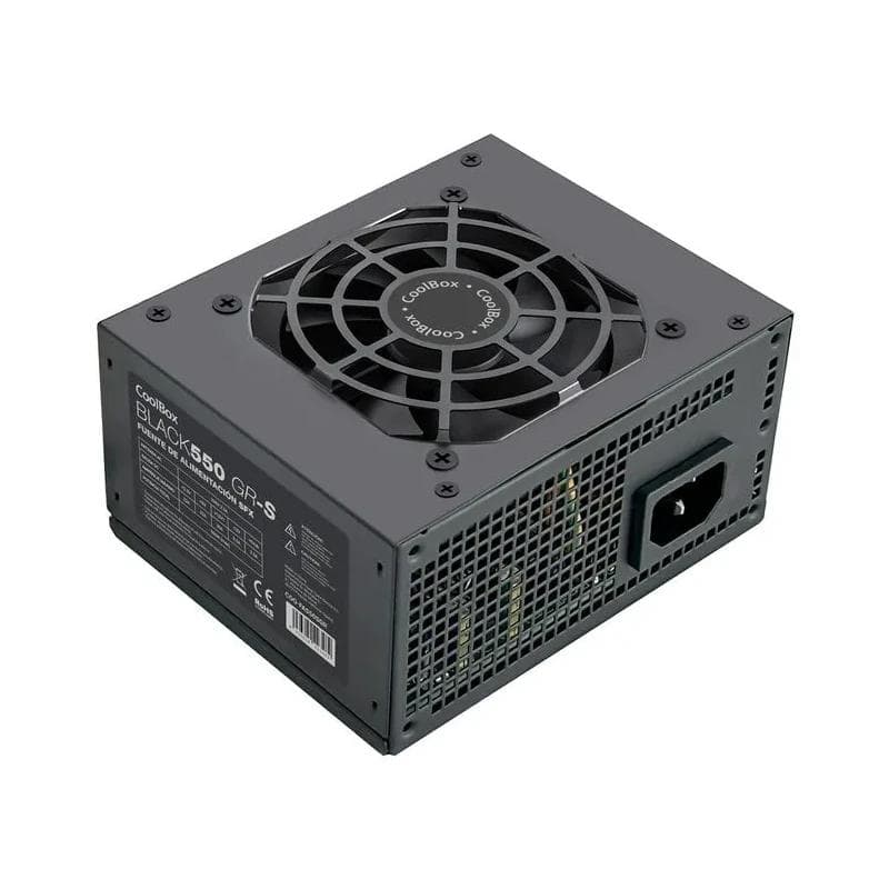 CoolBox Fuente Alim. SFX BLACK550 GR-S 550 W Negra