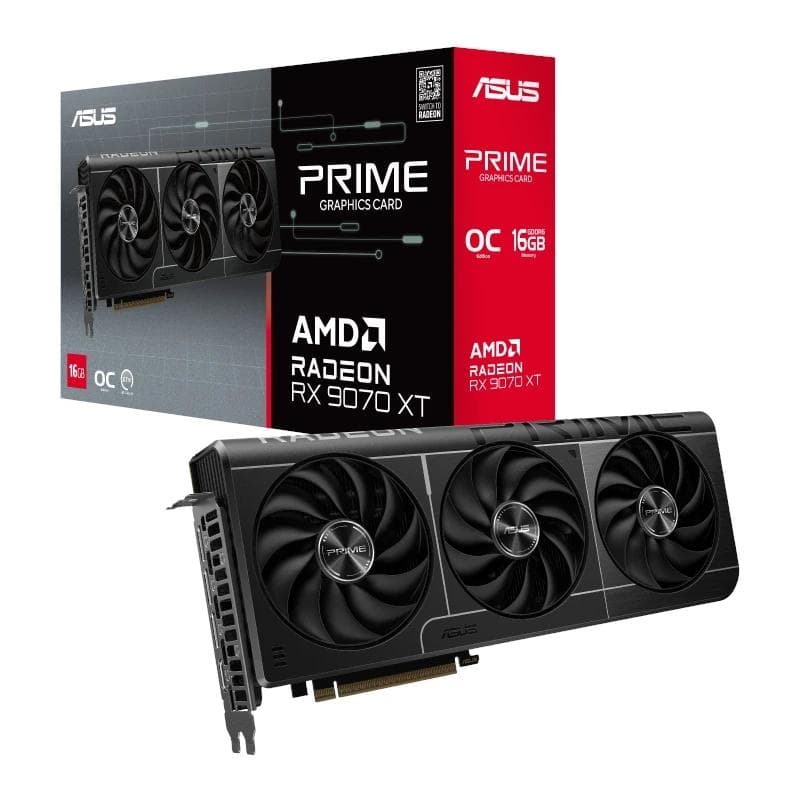 ASUS VGA AMD PRIME RX 9070XT O16 g DDR6