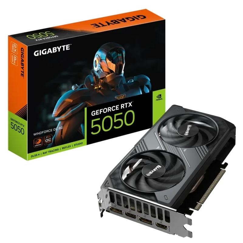 Gigabyte VGA NVIDIA RTX 5050 WINDFORCE OC 8 g DDR6