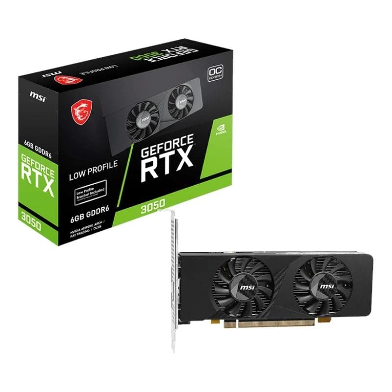 MSI VGA NVIDIA RTX 3050 LP E 6 g OC DDR6