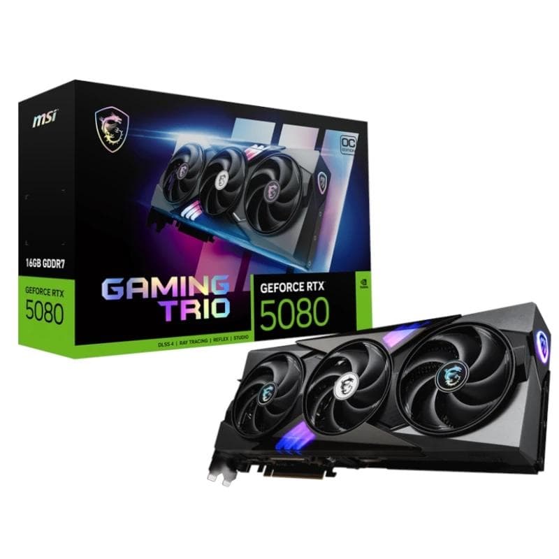 MSI VGA NVIDIA RTX 5080 16 g GAMING TRIO OC DDR7