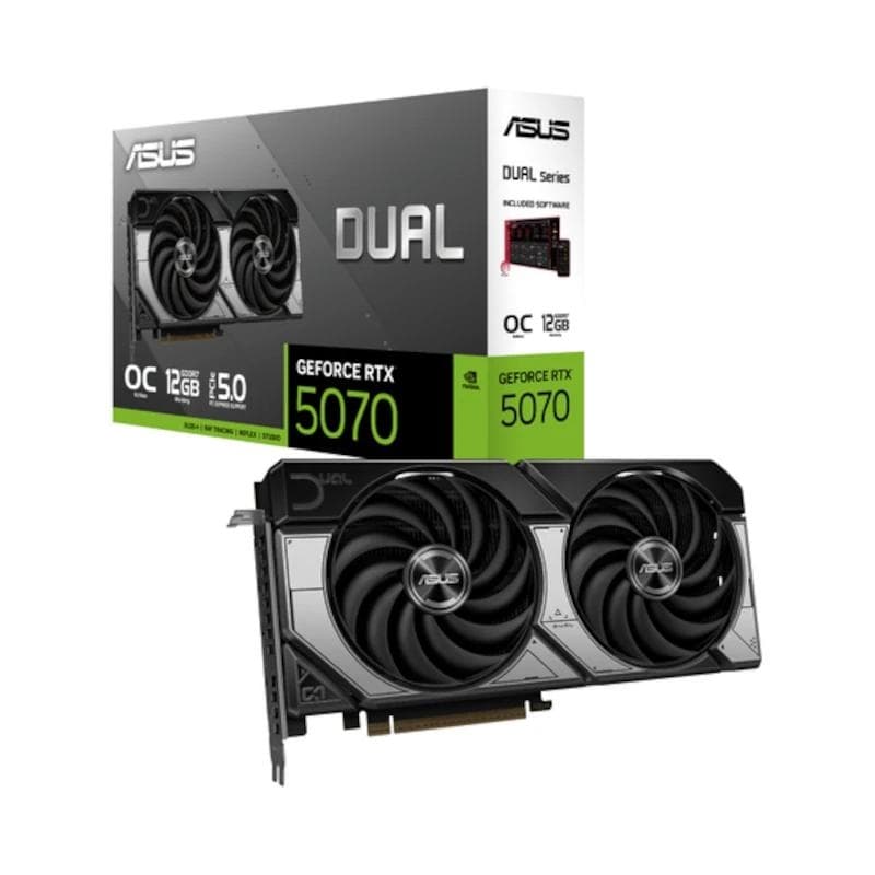 ASUS VGA NVIDIA DUAL RTX 5070 O12 g DDR7