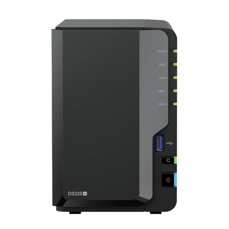 Synology DS225+ NAS 2Bay DiskStation 1x2.5 GB 1xGb