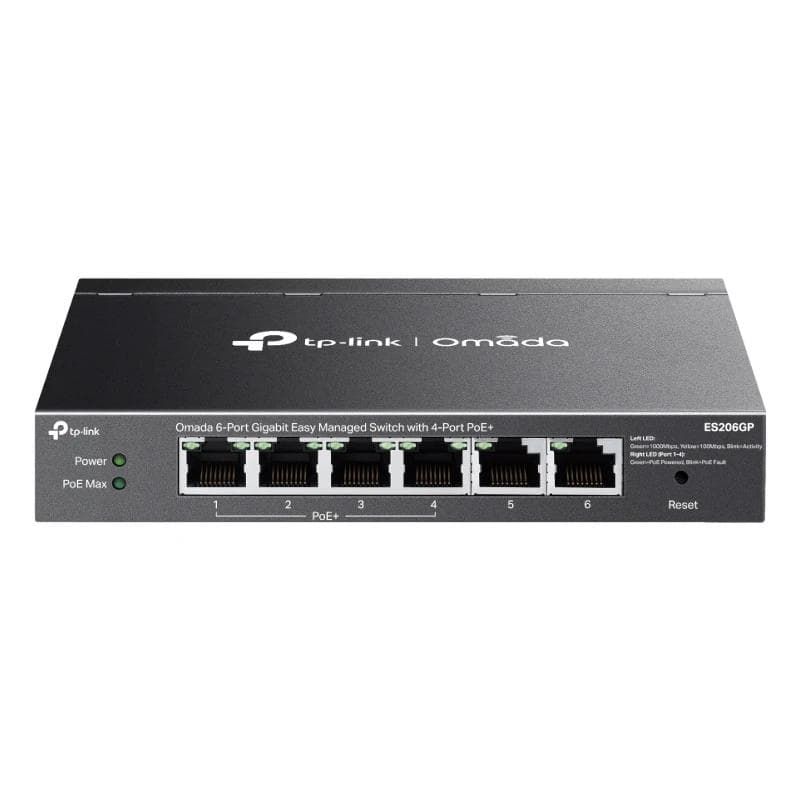TP-Link ES206GP Switch 4xGb PoE+ 2xGb 65 W Desktop