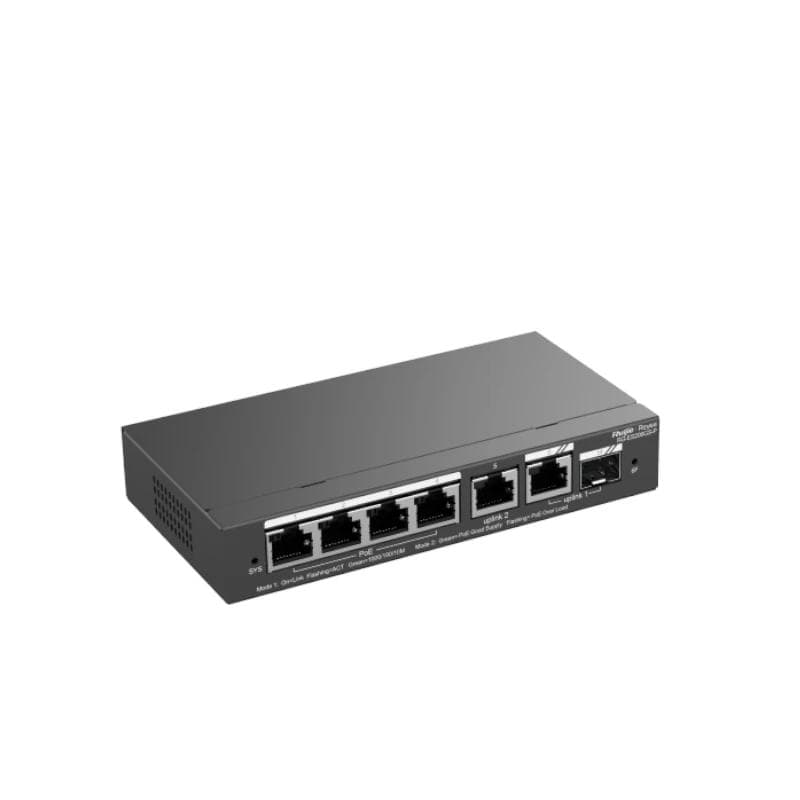 Reyee ES206GS-P Switch 4xPoE 2xGbE 1xSFP(C) 54 W