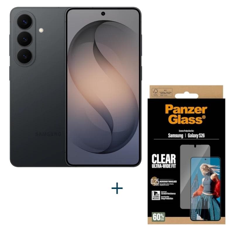 Samsung Galaxy S26 5 g 256 GB EE Black + Prot Panzer
