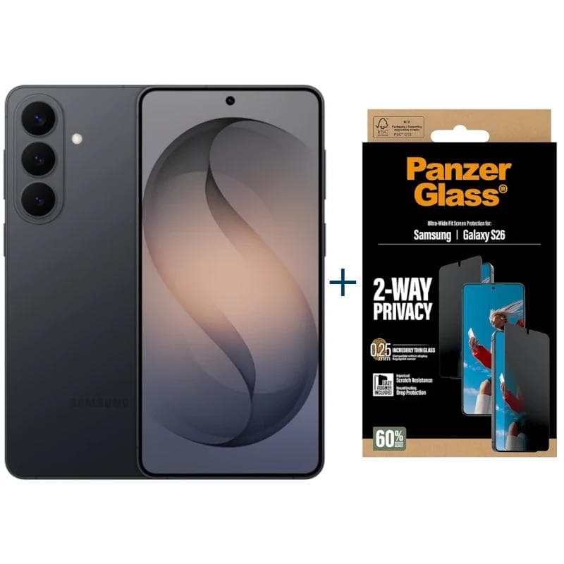 Samsung Galaxy S26 5 g 256 GB Black+Prot Priv Panzer