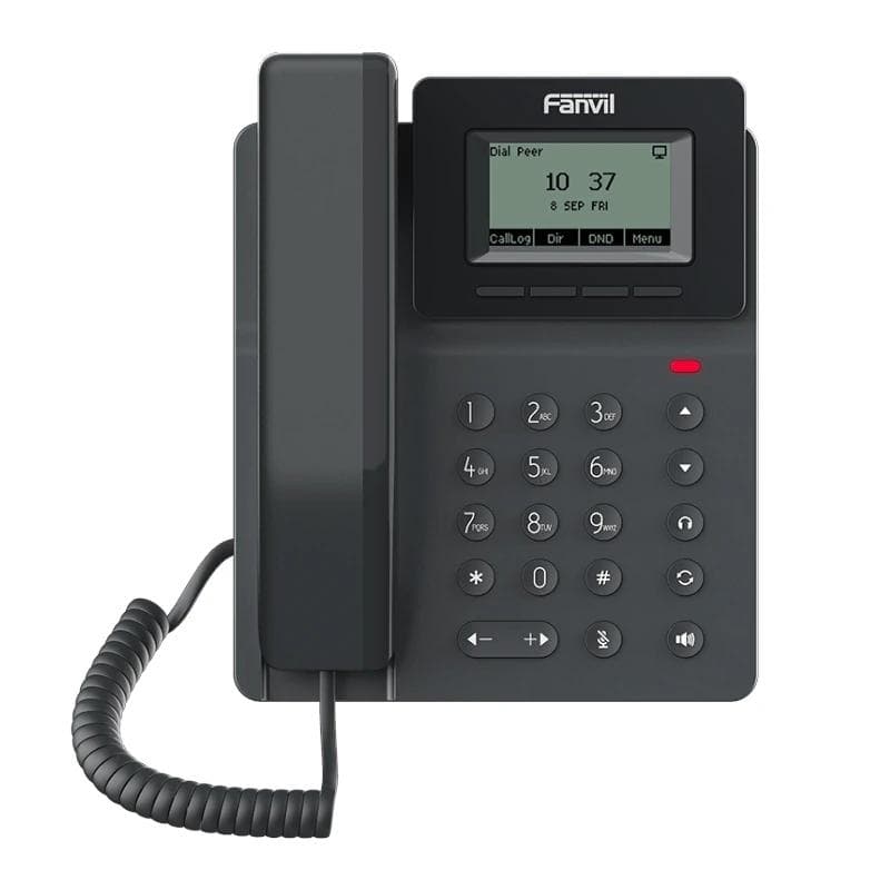 Fanvil V50P 2 lneas SIP Pantalla 2.3" PoE 2x10 / 10
