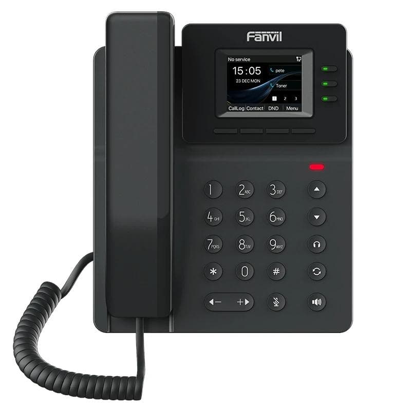 Fanvil V60 g 4 lneas SIP 2.4"pantalla color PoE 2x