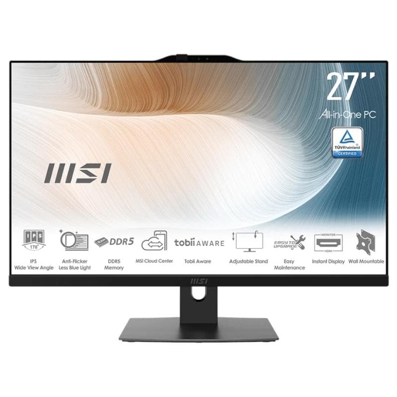 MSI AM272P-893ES C5-120U 16 GB 512 W11P 27" Negro