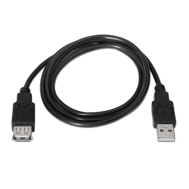 Aisens Cable USB 2.0 tipo A / M-A / H negro 3.0m