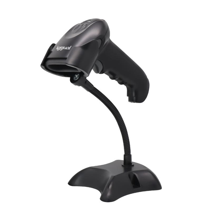 iggual Lector cdigo barras 2D USB gatillo soporte